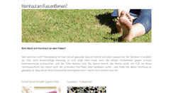 Desktop Screenshot of hornhaut-fuss.de
